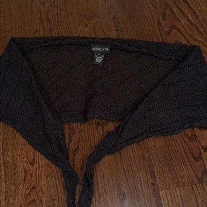 Black athlete shawl